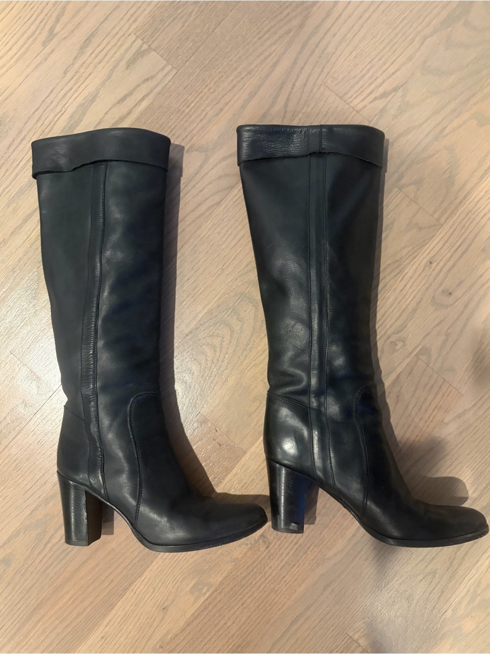 Sigerson Morrison Vero Cuoio Tall Leather Heeled Boots